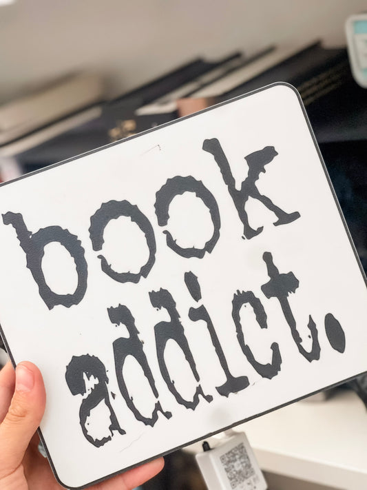 Book Addict light box