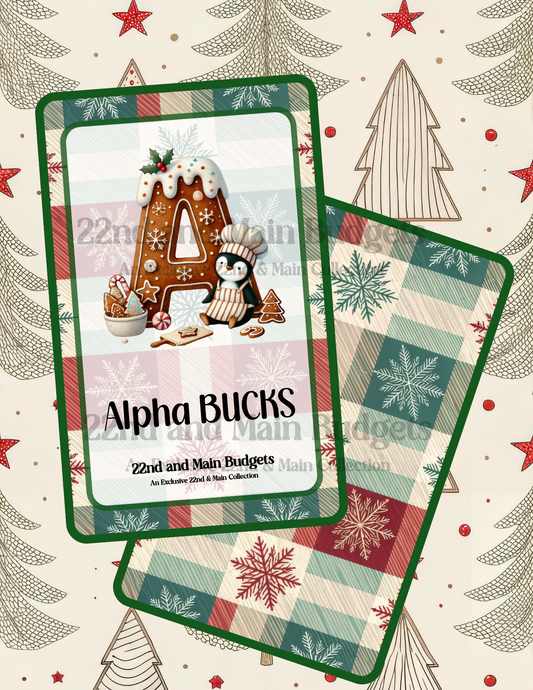 Gingerbread Christmas Alpha Bucks