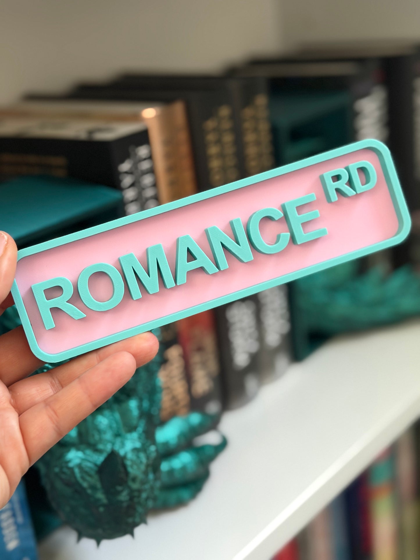 Bookish street sign