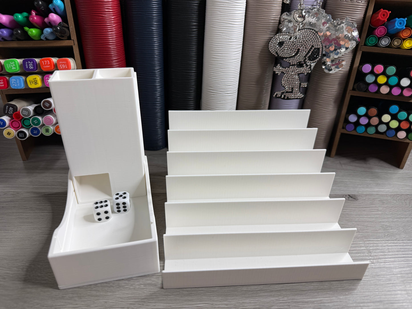 Dice Roller and Cash Stuffing Tray Set