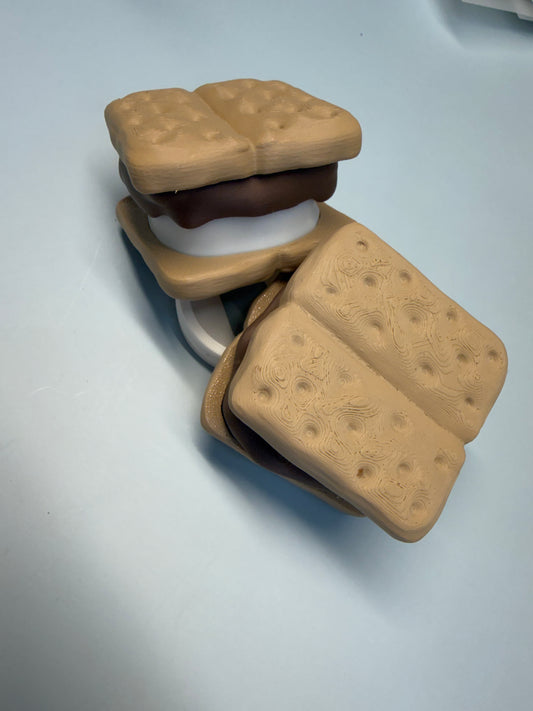 S'mores Clicker – 3D Printed Fidget Toy