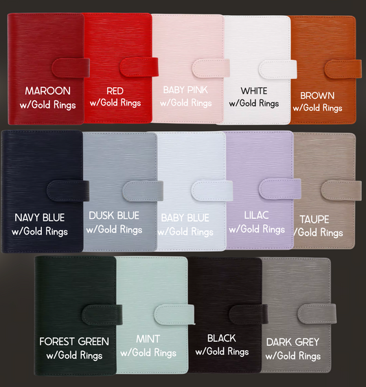 A6 Budget Binder Collection