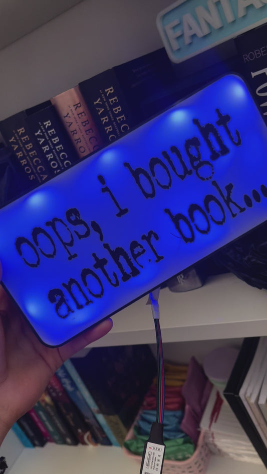 Oops, I bought another book...